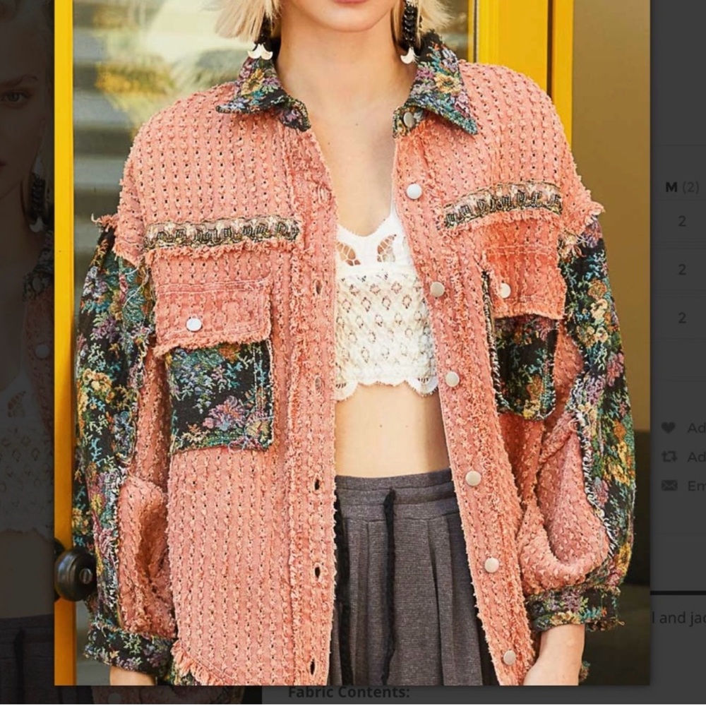 POL Orange and Black Jacket